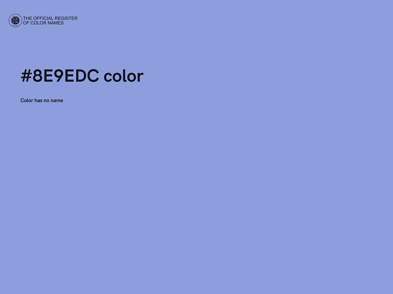 #8E9EDC color image