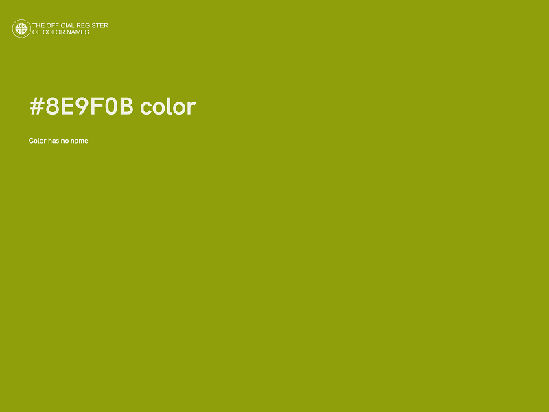 #8E9F0B color image