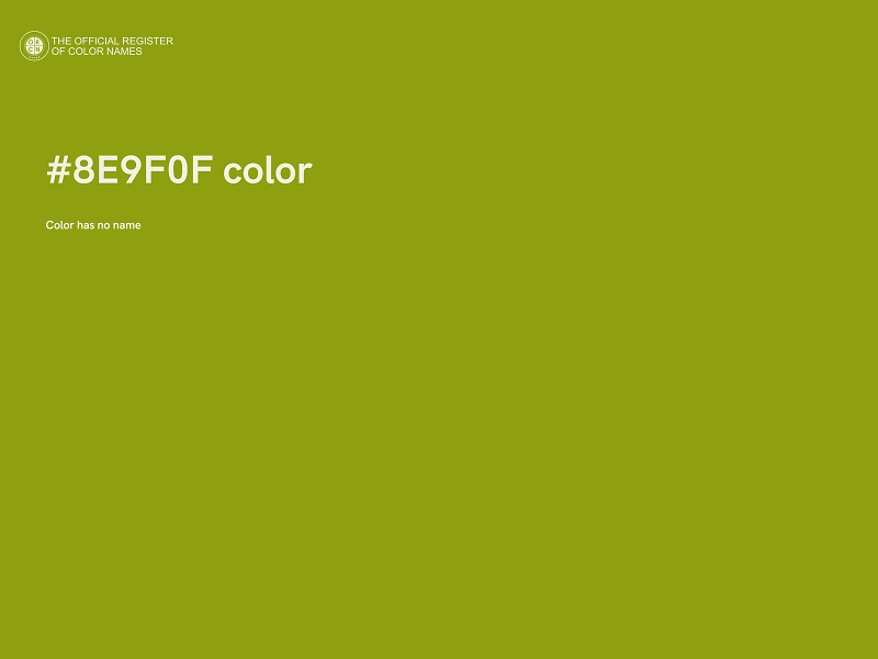 #8E9F0F color image