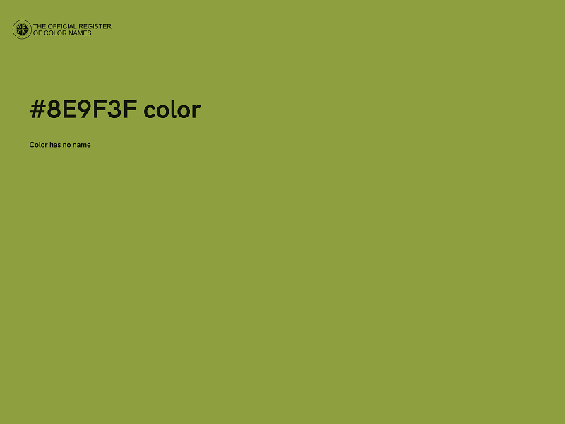 #8E9F3F color image