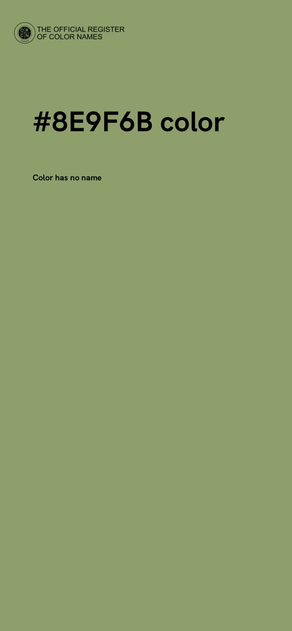#8E9F6B color image