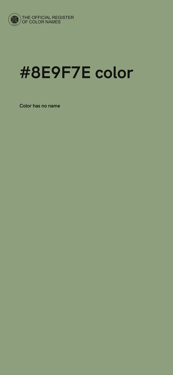 #8E9F7E color image