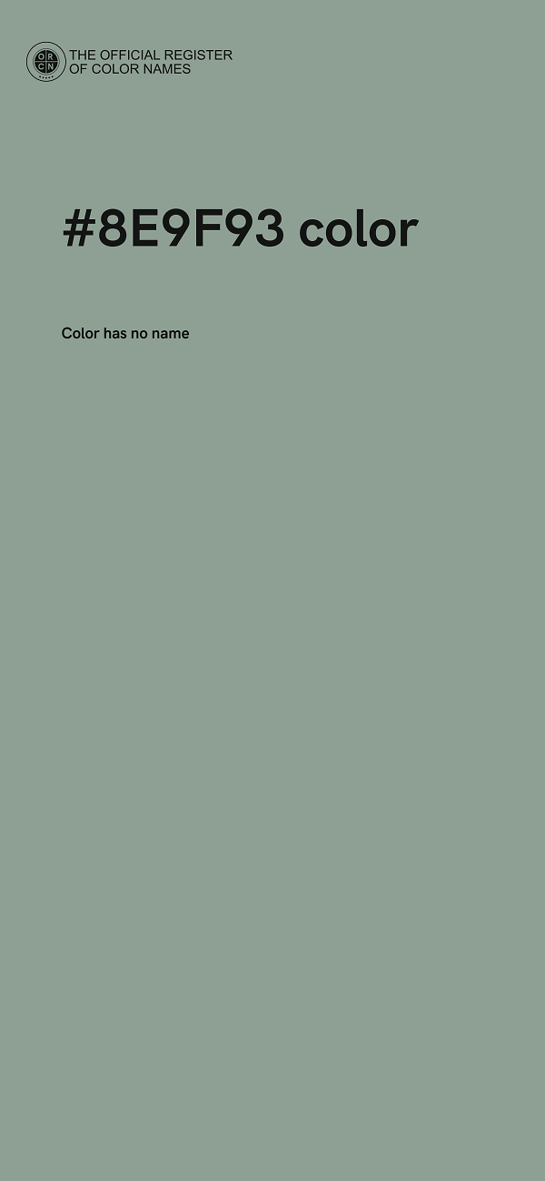 #8E9F93 color image