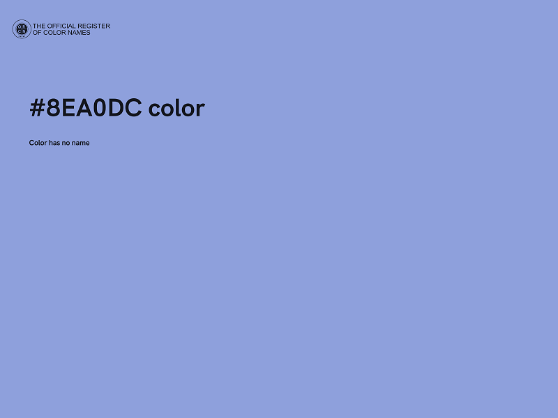 #8EA0DC color image
