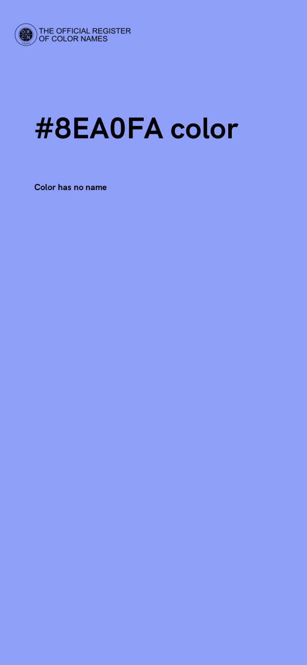 #8EA0FA color image