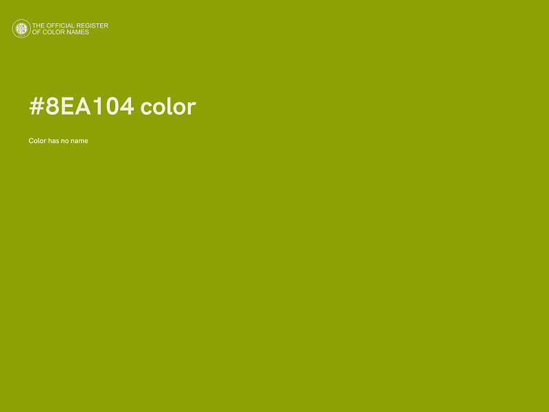 #8EA104 color image