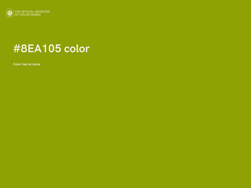 #8EA105 color image