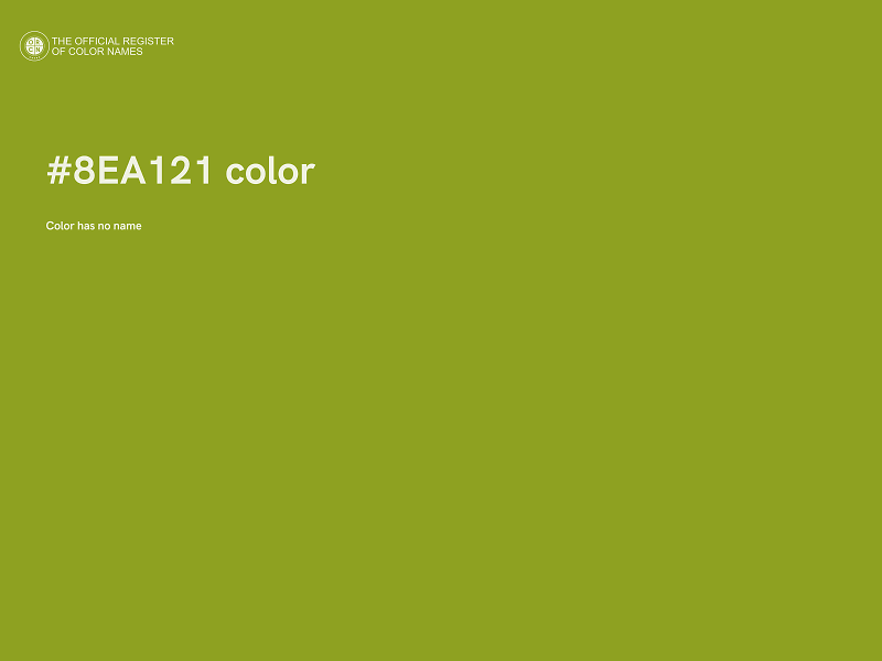 #8EA121 color image