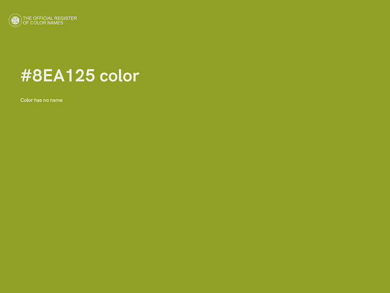 #8EA125 color image