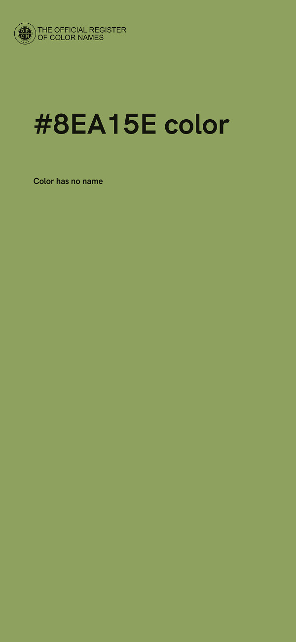 #8EA15E color image