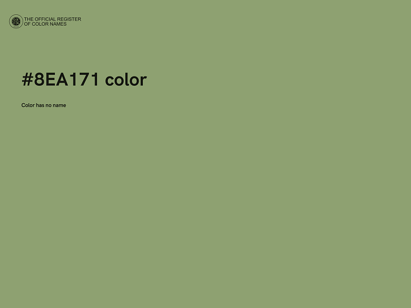 #8EA171 color image