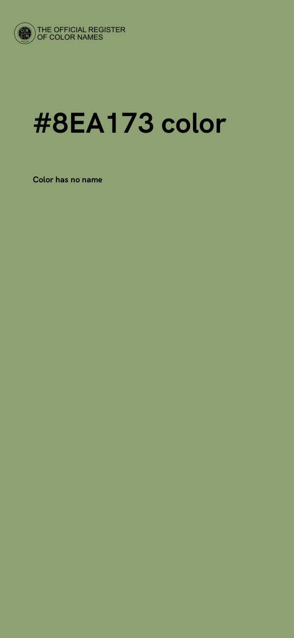 #8EA173 color image