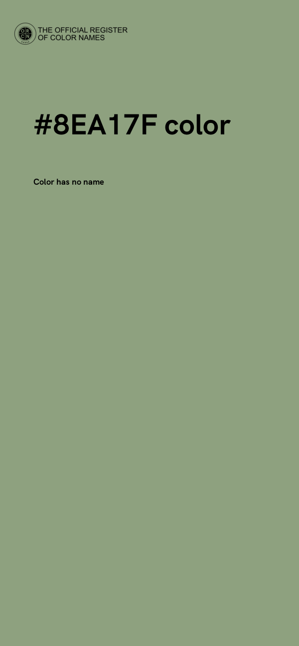 #8EA17F color image