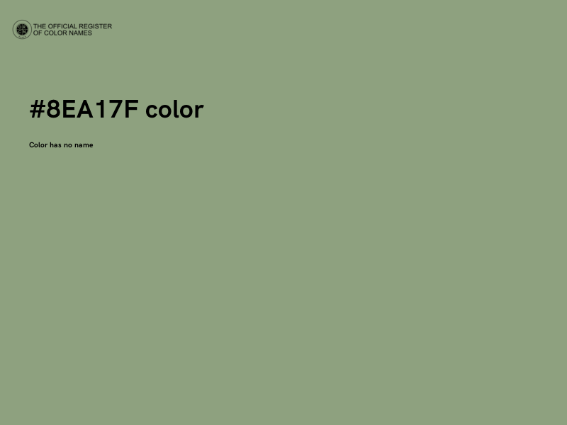 #8EA17F color image