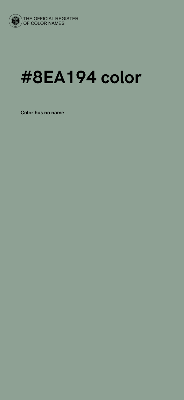 #8EA194 color image