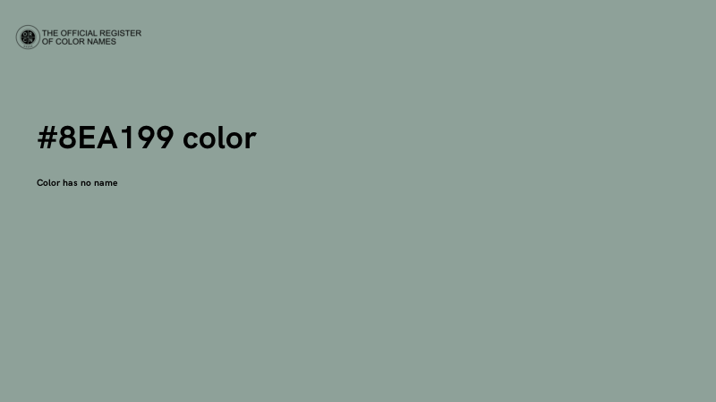 #8EA199 color image
