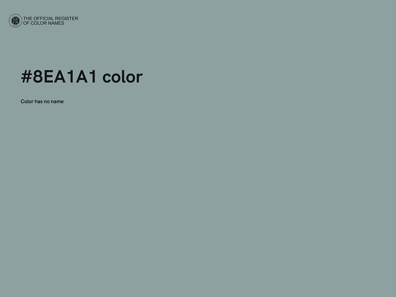 #8EA1A1 color image