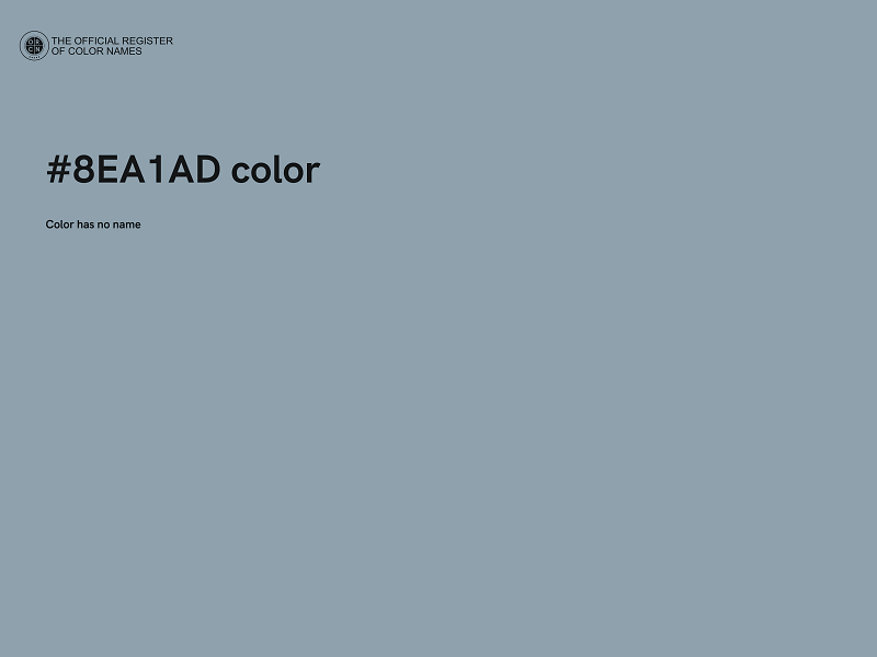 #8EA1AD color image