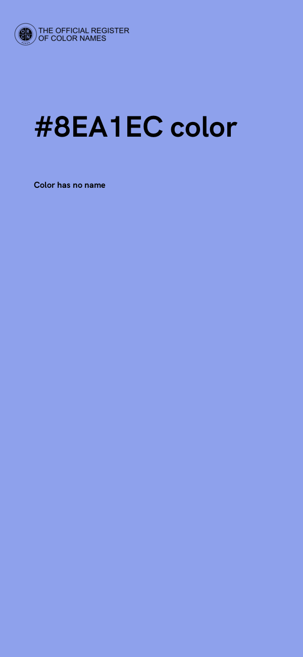 #8EA1EC color image
