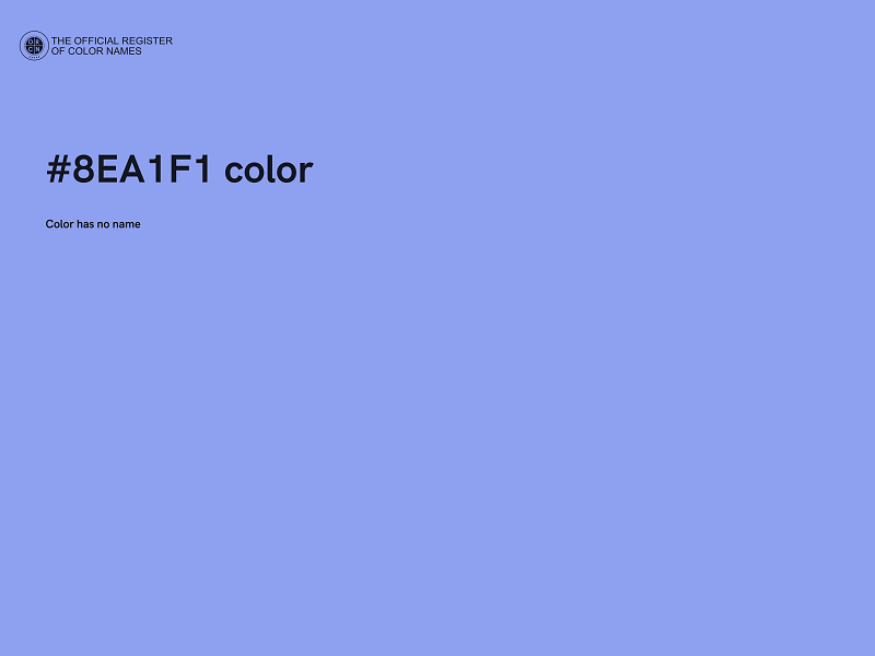 #8EA1F1 color image