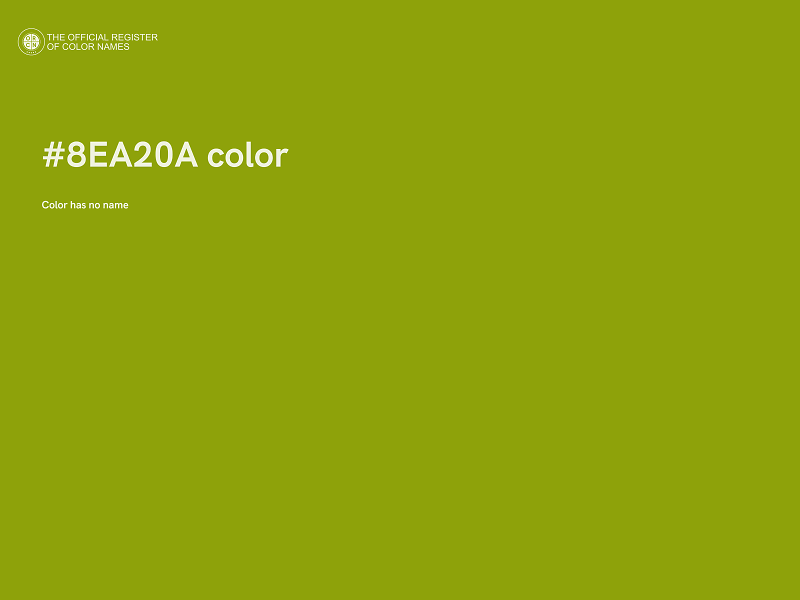 #8EA20A color image