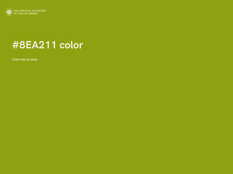 #8EA211 color image