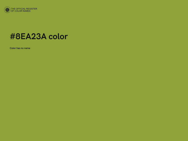 #8EA23A color image