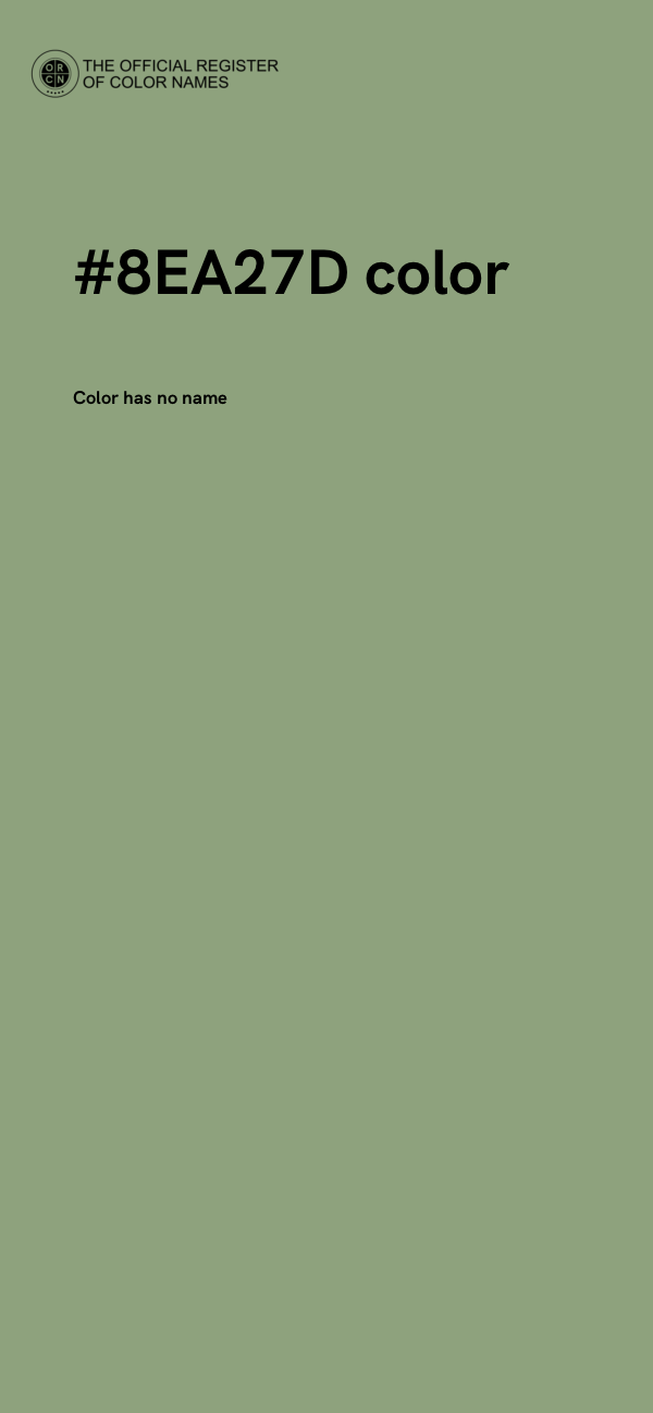 #8EA27D color image