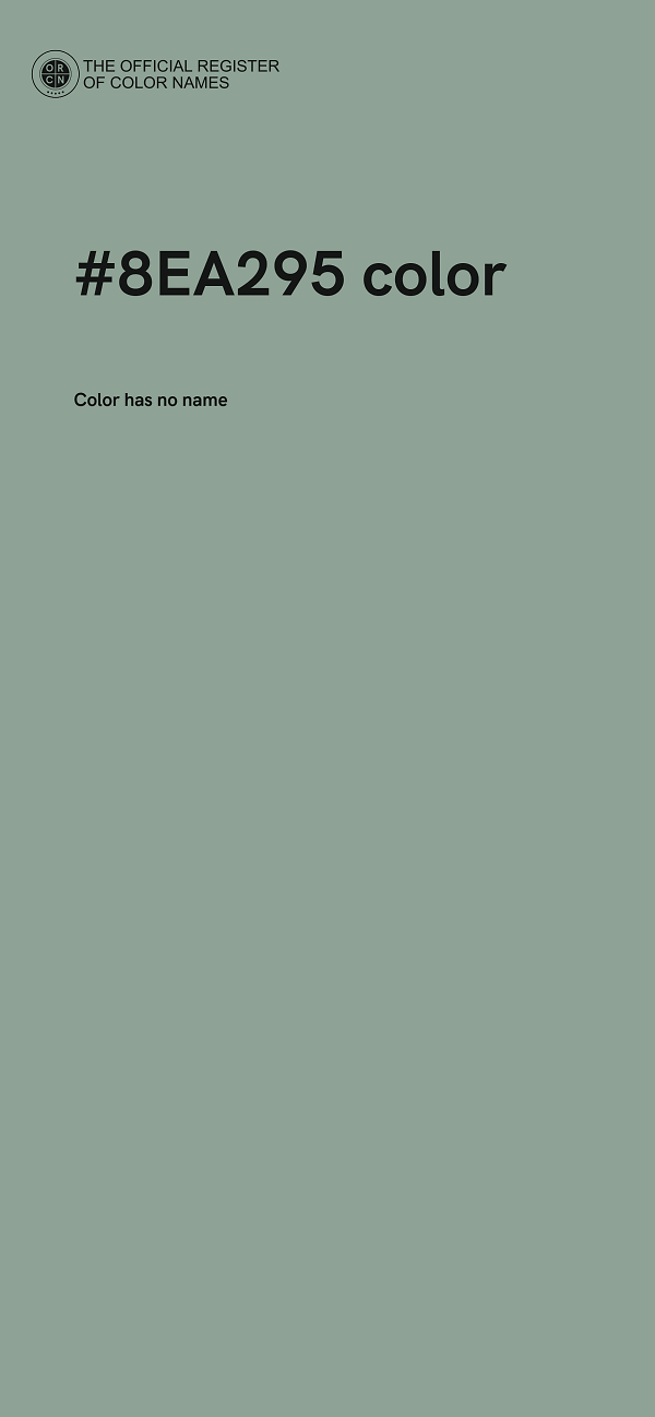 #8EA295 color image