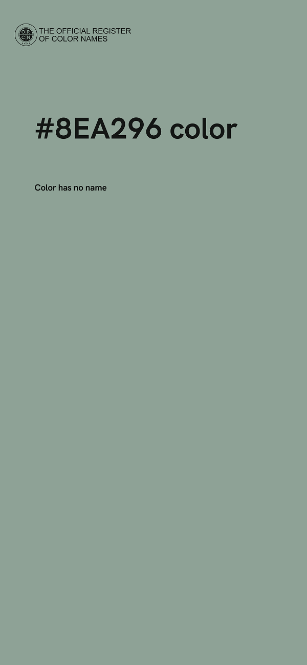 #8EA296 color image