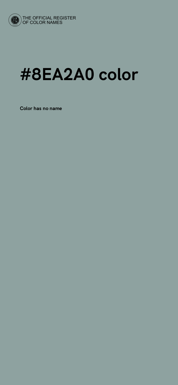 #8EA2A0 color image