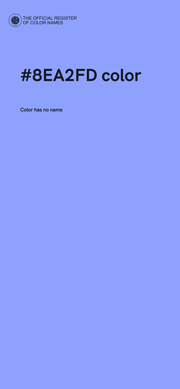 #8EA2FD color image