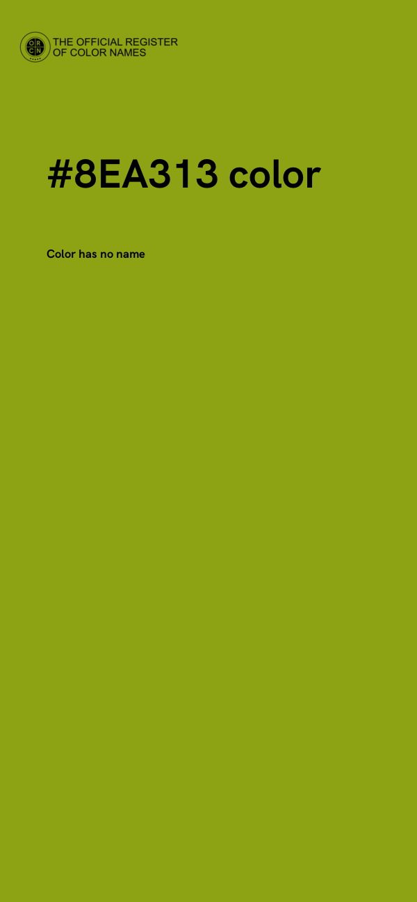 #8EA313 color image