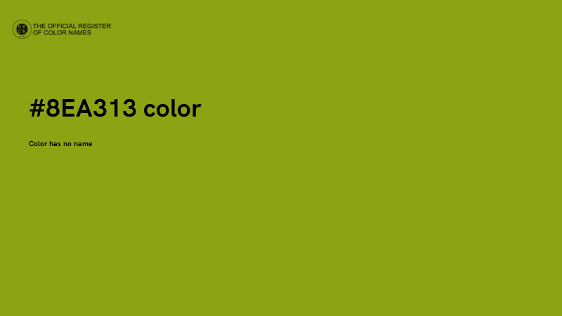 #8EA313 color image