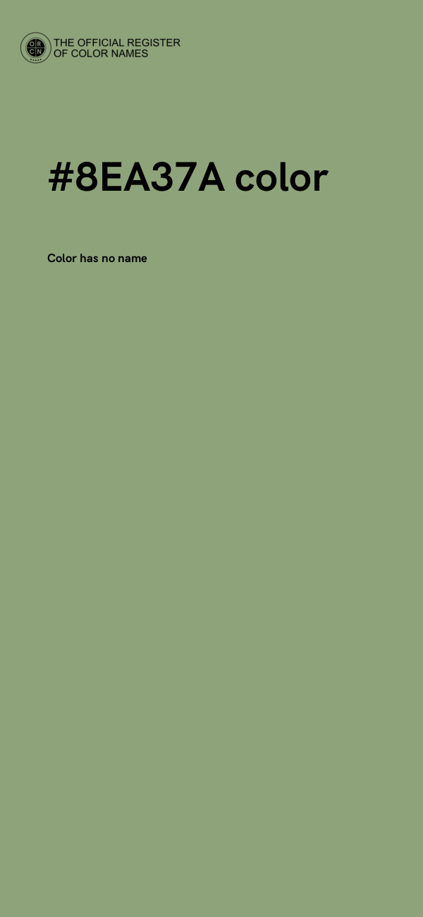#8EA37A color image