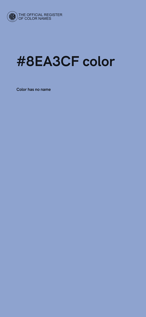 #8EA3CF color image