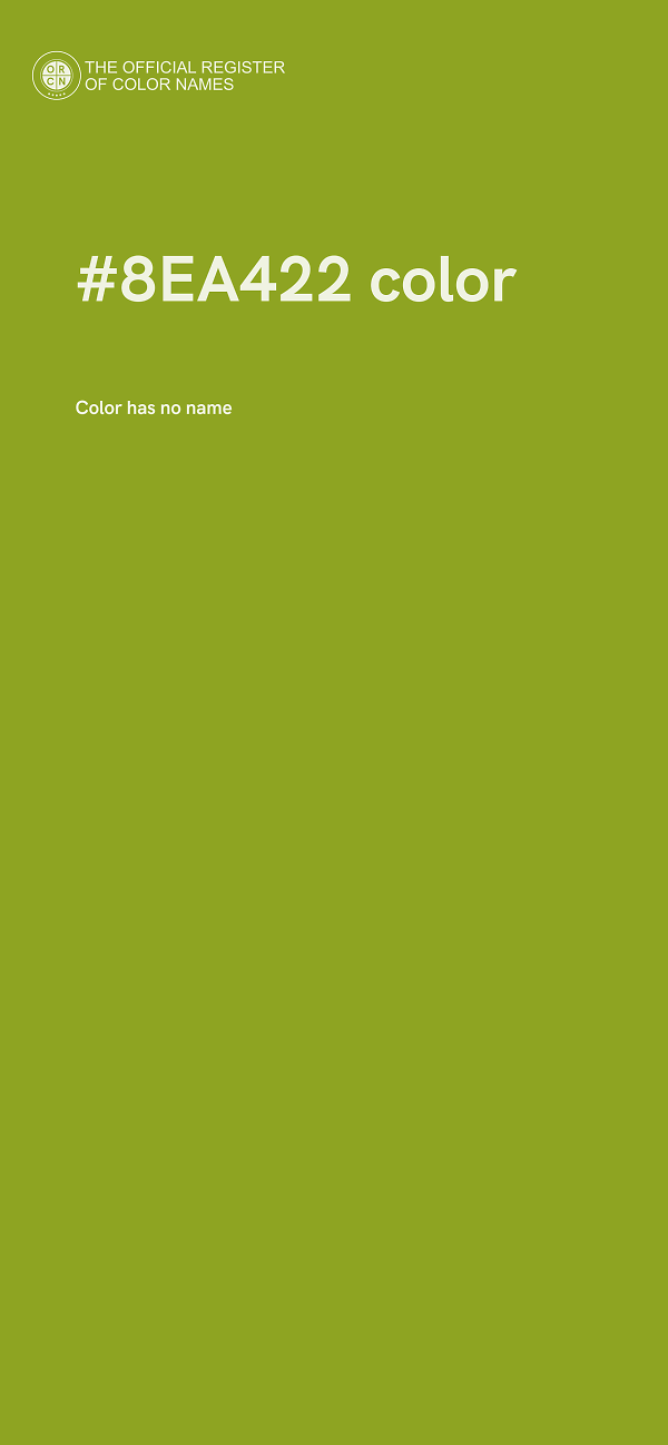 #8EA422 color image