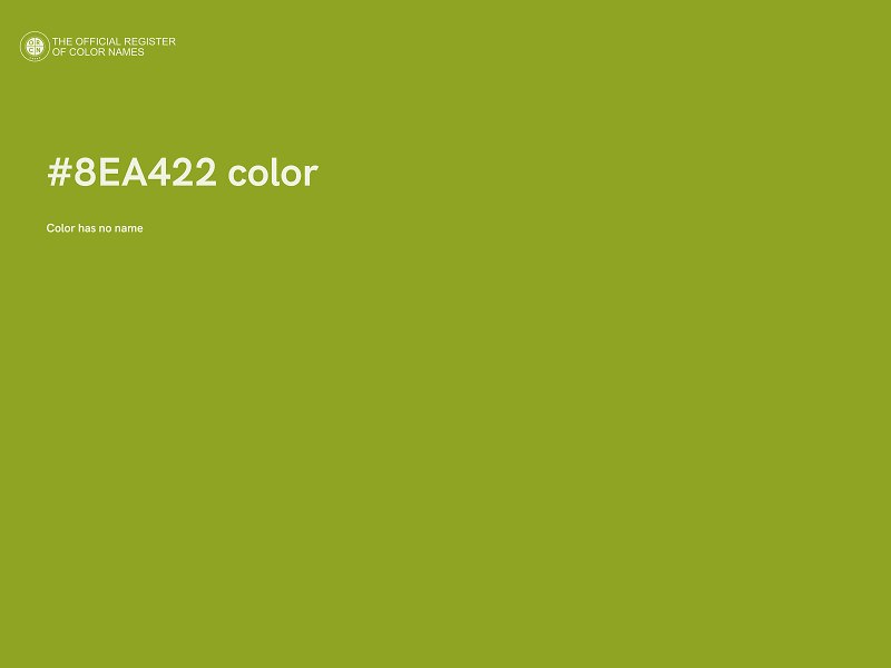 #8EA422 color image