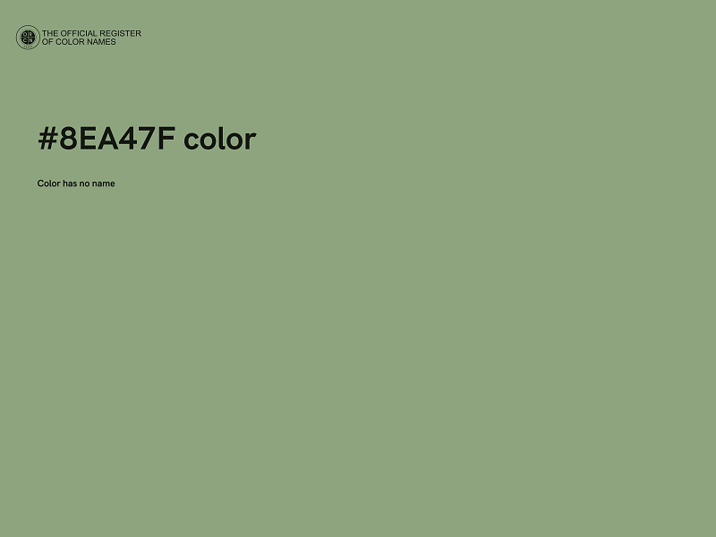 #8EA47F color image