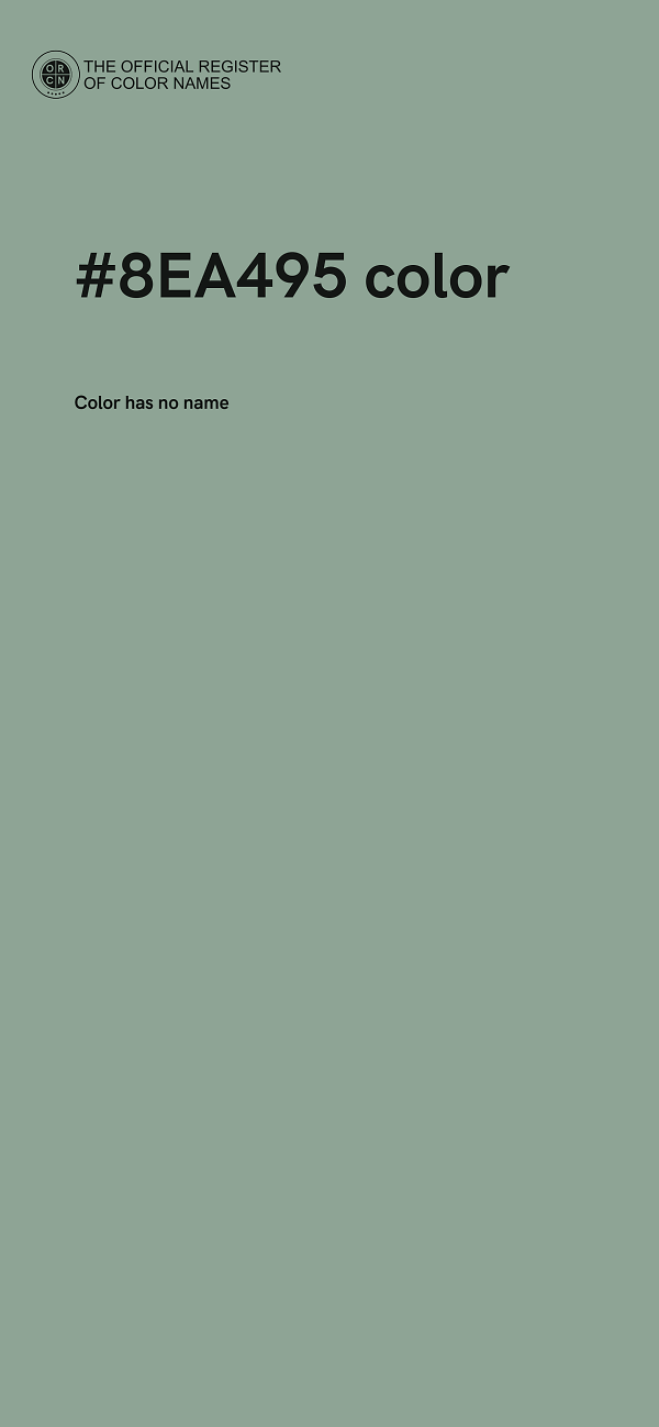 #8EA495 color image