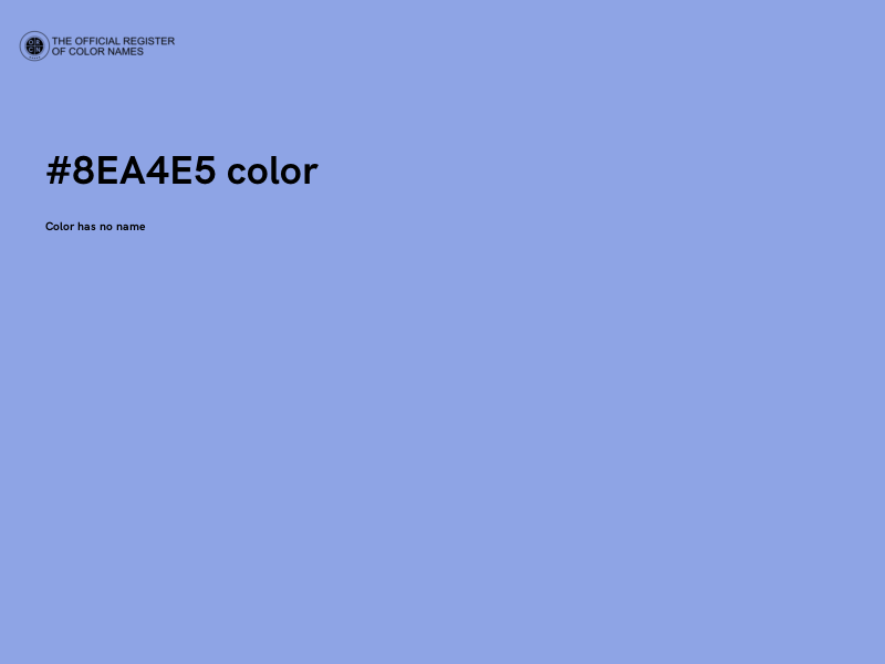 #8EA4E5 color image