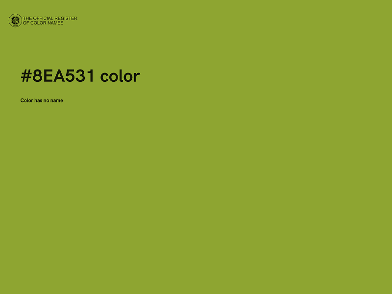 #8EA531 color image