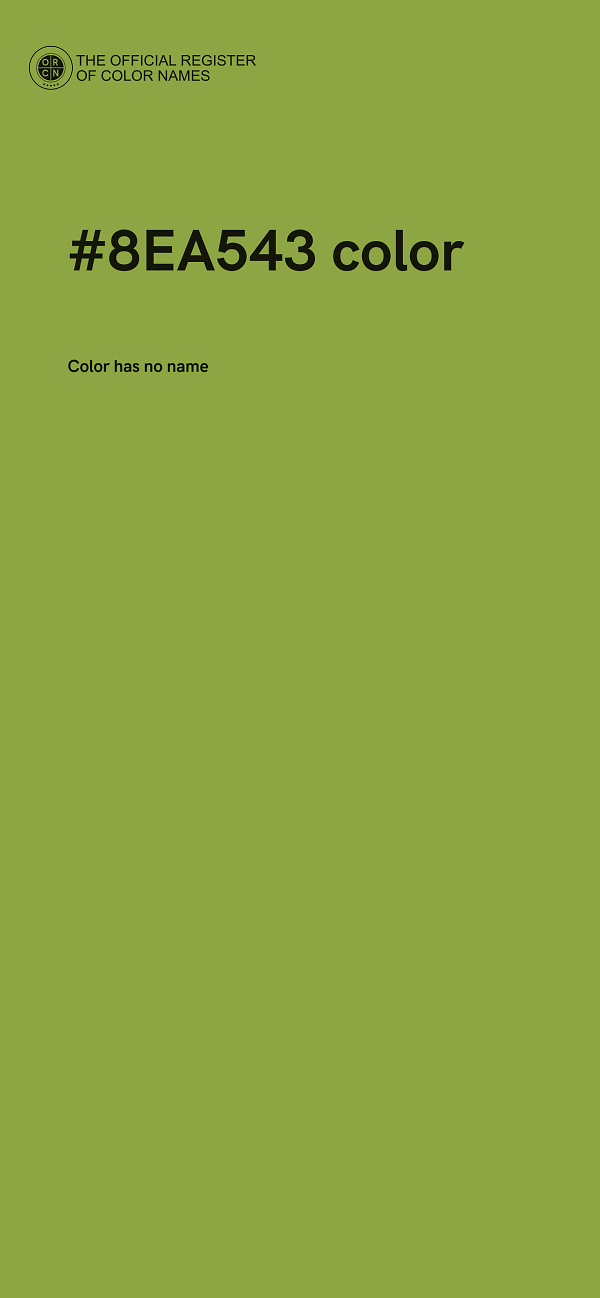 #8EA543 color image