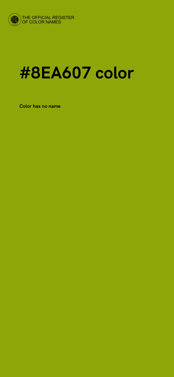 #8EA607 color image