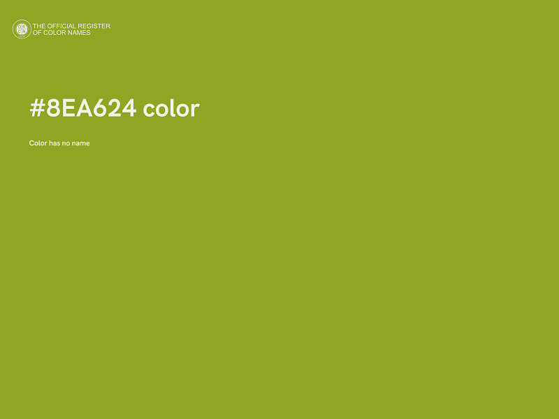 #8EA624 color image