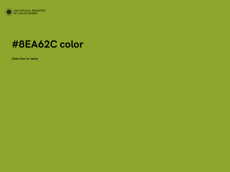 #8EA62C color image