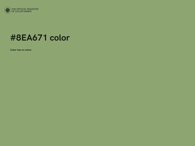 #8EA671 color image