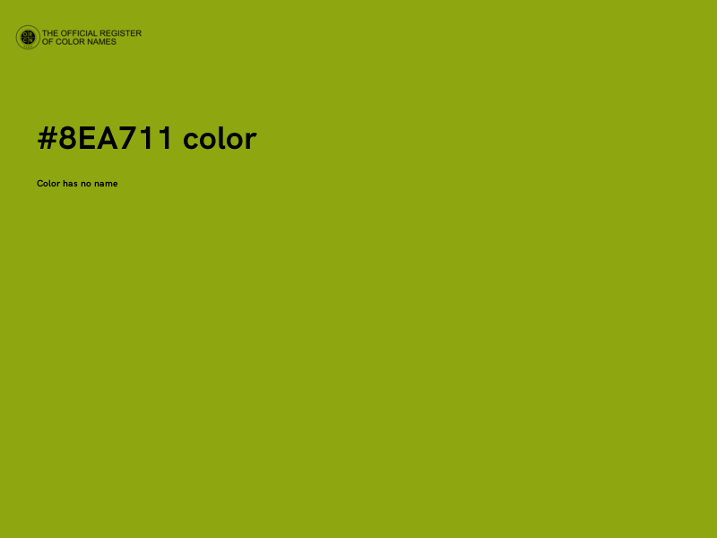 #8EA711 color image