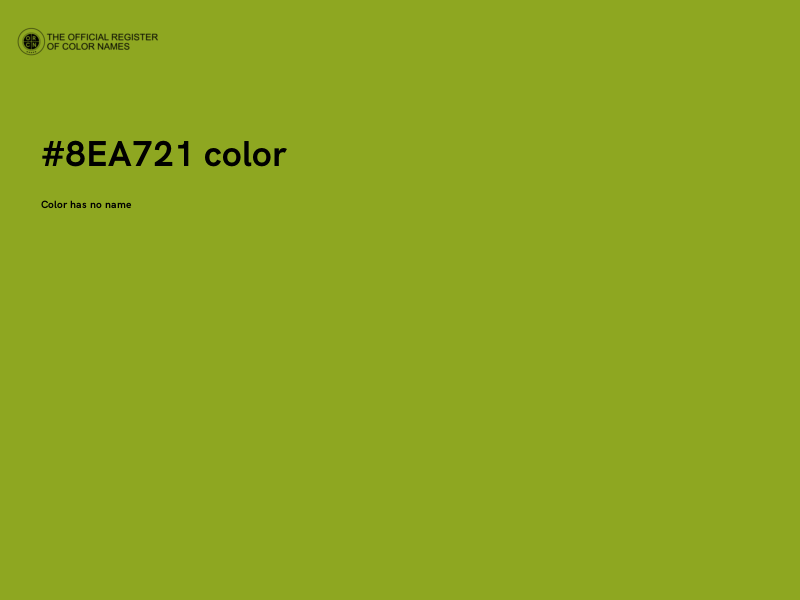 #8EA721 color image