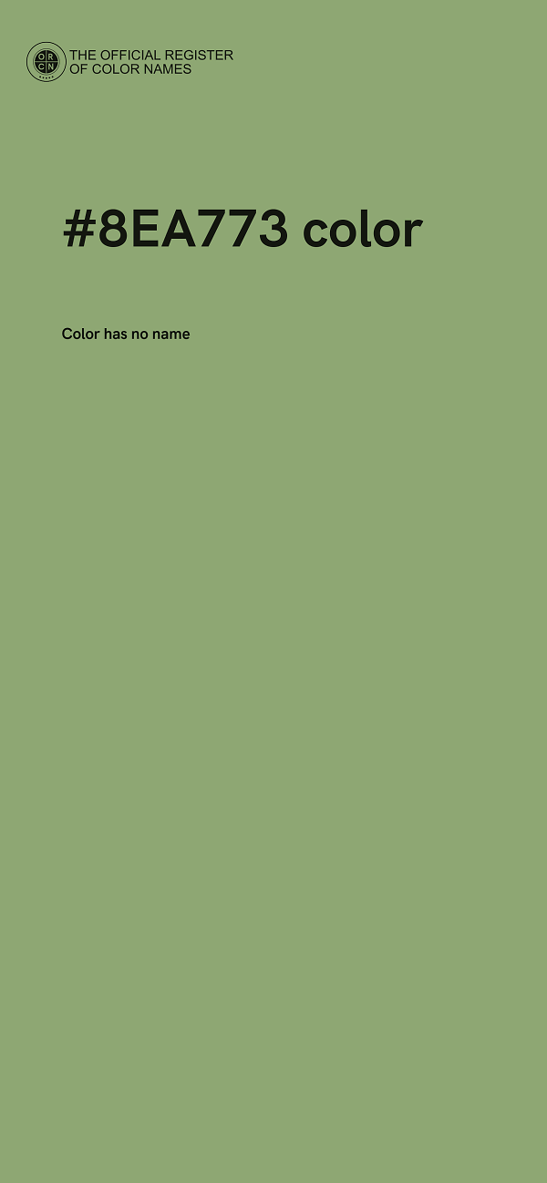 #8EA773 color image